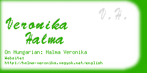 veronika halma business card